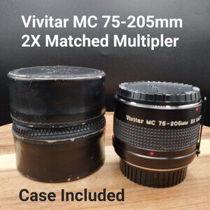 Vivitar MC 75-205mm 2X Matched Multiplier Lens